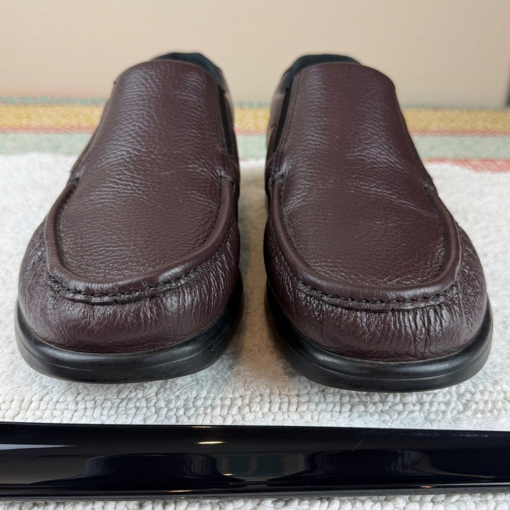 SAS Aden Slip On Loafer Brown 11 WWW Wide Comfort Walking Shoes USA Made